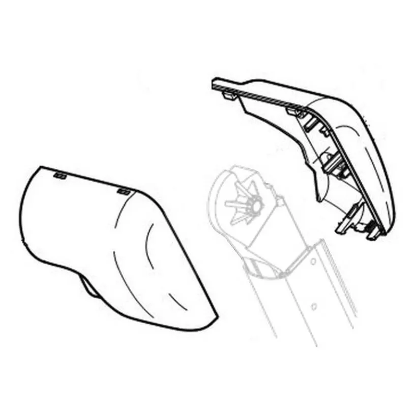 COVER KIT,IDLER,WHITE